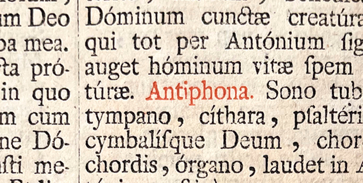 Horae Diurnae detail