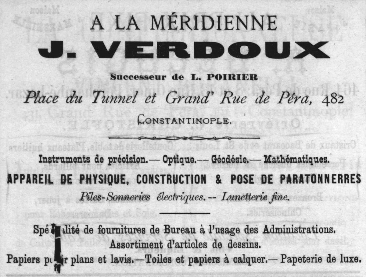 Advertisement using expanded sans-serif headline lettering
