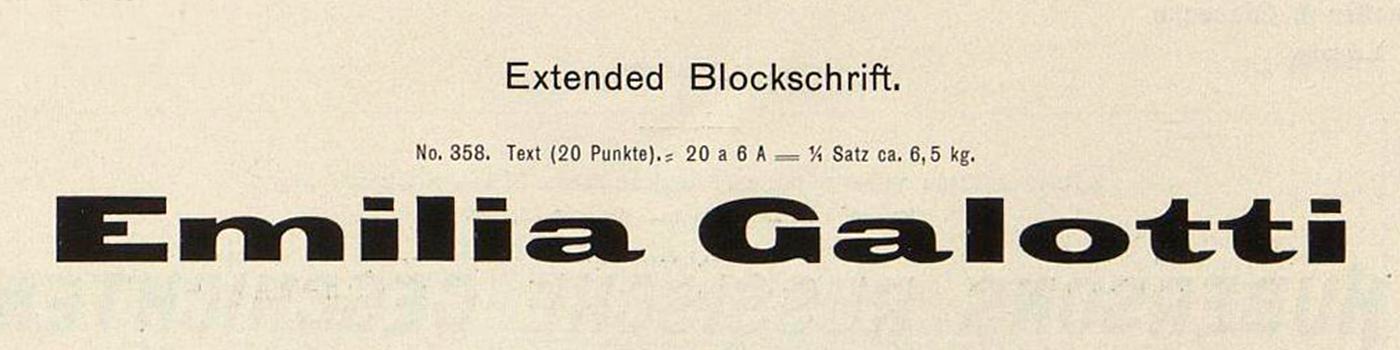 Schelter & Giesecke 1900 specimen detail